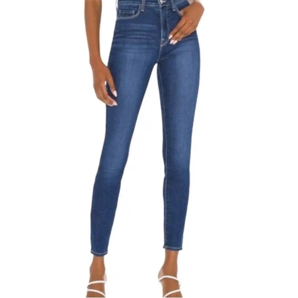 - L’AGENCE Monique Ultra High Rise Skinny Byers wash size 28